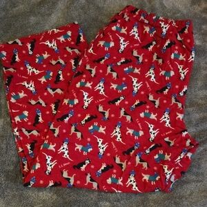 L.L. Bean Dog Print Pajama Pants